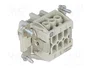 Harting HART Steckdoseneins.HAN6E 09330062701 Gris