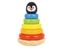 Imaginovo Juego Infantil de Madera Pinguino Torre de Formas Apilables +12 meses 7 piezas 18x12x12cm