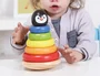 Imaginovo Juego Infantil de Madera Pinguino Torre de Formas Apilables +12 meses 7 piezas 18x12x12cm
