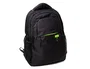 Q-connect Mochila para portátil 15,6" negra con dos bolsillos exteriores, asa y dimensiones 320x430x140 mm