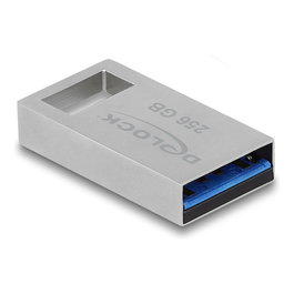 DeLOCK USB flash drive 256 GB Gris