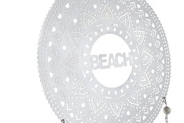 DKD Home Decor Colgante Mediterraneo Blanco 1 x 77 x 25 cm Beach Summer Relax 6 Unidades