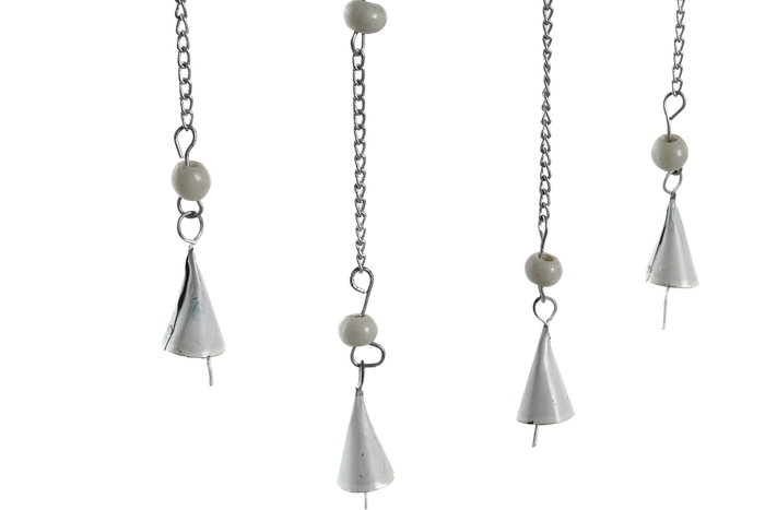 DKD Home Decor Colgante Mediterraneo Blanco 1 x 77 x 25 cm Beach Summer Relax 6 Unidades