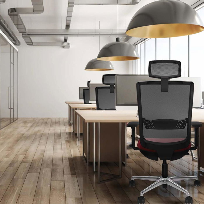 PIQUERAS Y CRESPO Silla de oficina Haches Gris con mecanismo Sincro/Traslack PIQUERAS Y CRESPO Silla de oficina Haches Gris con mecanismo Sincro/Traslack