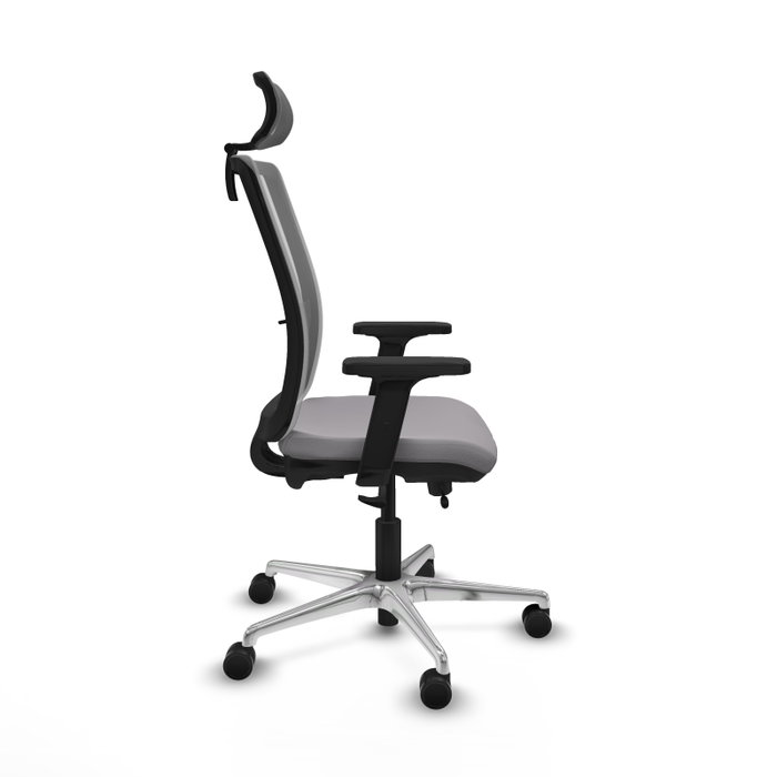 PIQUERAS Y CRESPO Silla de oficina Haches Gris con mecanismo Sincro/Traslack PIQUERAS Y CRESPO Silla de oficina Haches Gris con mecanismo Sincro/Traslack