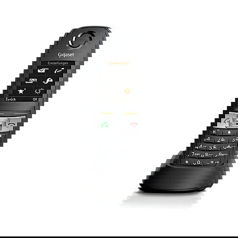 Gigaset E630HX Teléfono DECT Inalámbrico Negro, Pantalla LCD 1.8", Batería NiMH