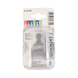 Dr. Brown's Tetina Options Biberón Silicona Redonda Recién Nacido Nivel 1 +0 Meses 2 Unidades