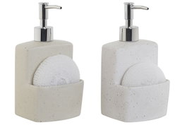 DKD Home Decor Dosificador de Gres y ABS Surtido 2 Unidades