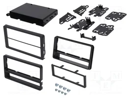 METRA Bastidor de montaje de radio para Pontiac Vibe y Toyota Matrix, negro