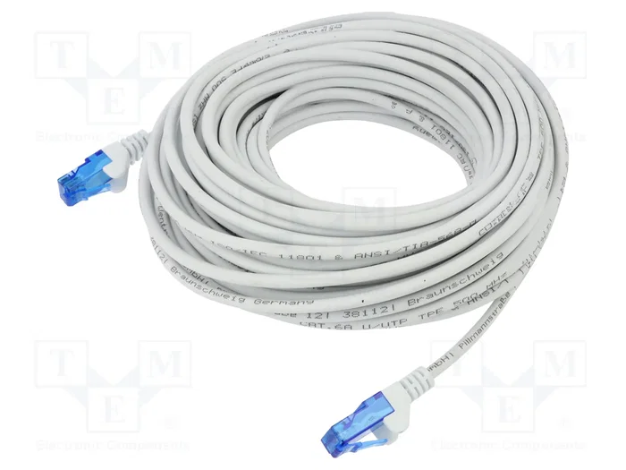 GOOBAY Patch cord Cat 6a U/UTP de 20m con conectores RJ45