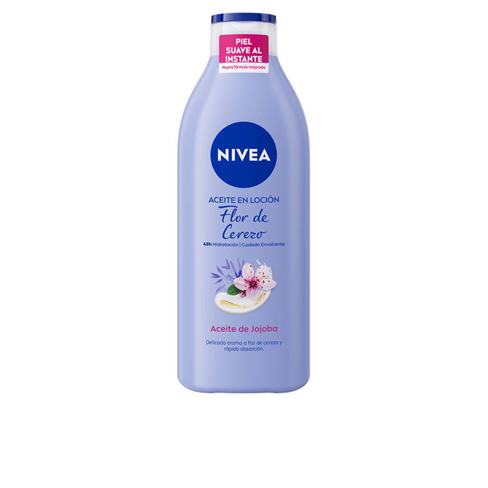 Nivea Aceite en Loción Flor de Cerezo & Jojoba Hidratante Corporal 400 ml Nivea Aceite en Loción Flor de Cerezo & Jojoba Hidratante Corporal 400 ml