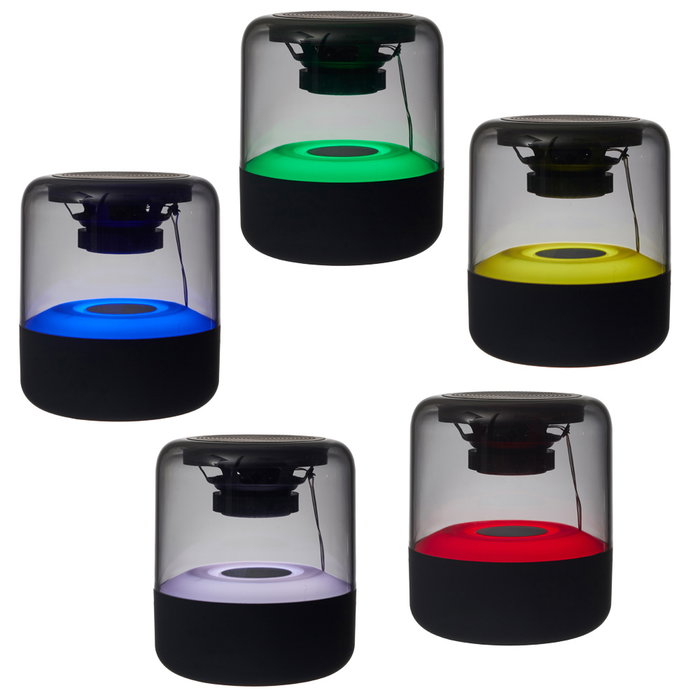 Be Mix Altavoz Inalámbrico con Luz 5W, Modelo Enceinte, Portátil y Recargable