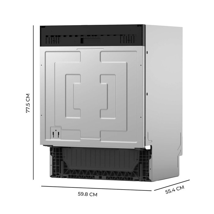 Cecotec Bolero Aguazero 6620 Full-BI Lavavajillas integrable de 60 cm