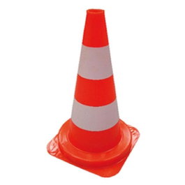 Bunzl Cono de señalización reflectante PVC 50cm naranja