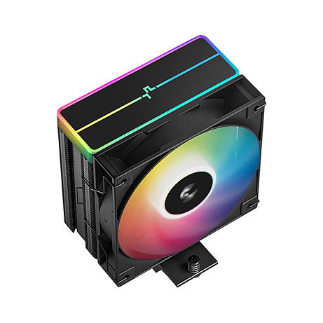 Deepcool AG400 Black ARGB V2 Ventilador para CPU 12 cm Negro Iluminación LED RGB PWM
