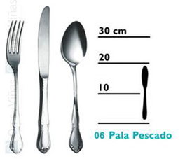 OMS Venecia Pala Pescado (Set de 12)