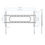 TooQ LP1090F-B Soporte de Pared para TV 43-90 Pulgadas Negro