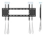 TooQ Soporte Pared TV LP1090F-B Negro, VESA 50x50 a 800x400, Soportes 80 kg, para Pantallas de 43 a 90 Pulgadas (229 cm)