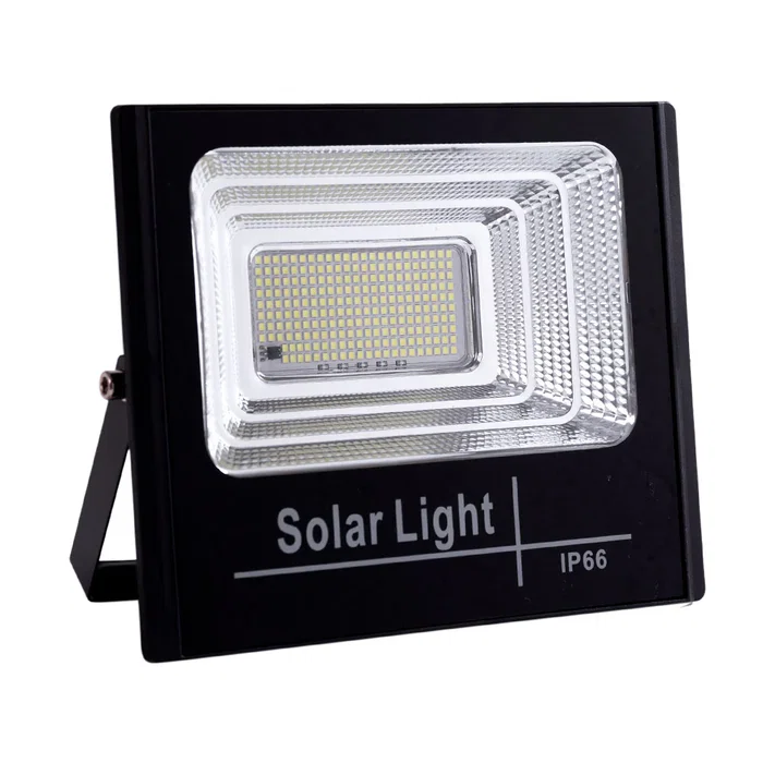 BX3 LIGHT Proyector LED Solar Exterior 120W IP65, Panel Solar 6V/15W y Batería 3.2V/8000mAh con Control Remoto y Sensor Crepuscular, Modelo BX3-SOLARFL-120W-01