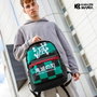 Demon Slayer Mochila HS PLUS Sutoriku Multicolor 23L Ripstop Resistente a Líquidos Espalda Acolchada y Ventilada