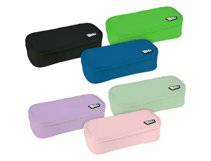 Grafoplás Estuche Portatodo Rectangular Simple Bits&Bobs Negro