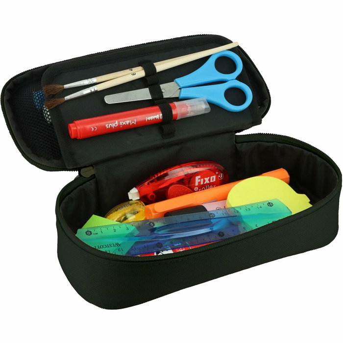 Grafoplás Estuche Portatodo Rectangular Simple Bits&Bobs Negro