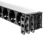 Salicru SPS PDU Regleta Eléctrica Rack 1U 19" 10 Tomas (4F+6F) SCH+C13/C14 - 10A, 250V, Aluminio, Interruptor