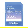 Sandisk Creator SD UHS-II 256GB Tarjeta de Memoria SDXC, Clase 10, U3, V60, 280MB/s Lectura, 150MB/s Escritura
