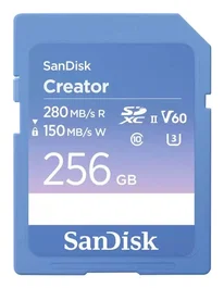 SanDisk Creator 256 GB SDXC UHS-II Clase 10 280 MB/s