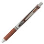 Pentel EnerGel Xm Bolígrafo de Gel Marrón, Plata, 0.35 mm
