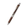 Pentel EnerGel Xm Bolígrafo de Gel Marrón, Plata, 0.35 mm