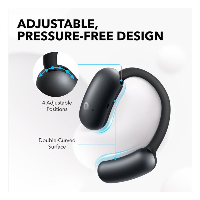 Anker Soundcore AeroFit 2 Negro, Auriculares de oreja abierta inalámbricos