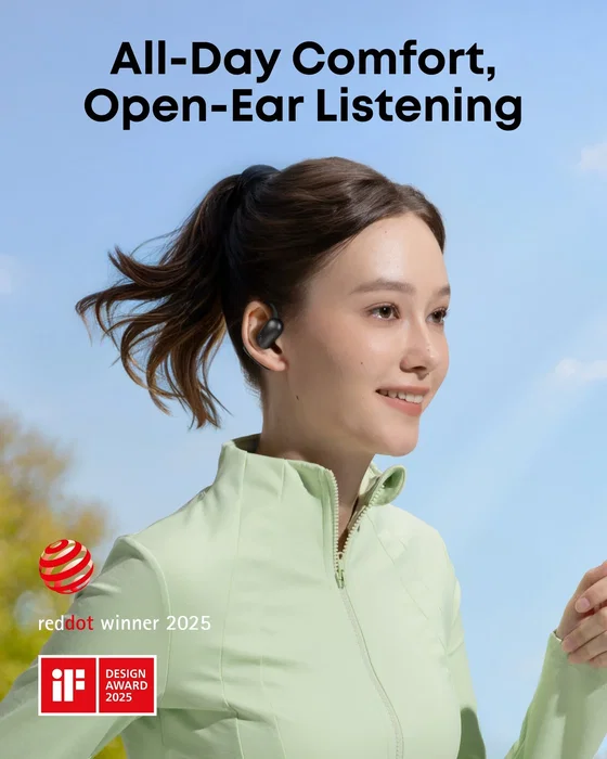 Anker Soundcore AeroFit 2 Auriculares Open-Ear Negro Anker Soundcore AeroFit 2 Auriculares Open-Ear Negro