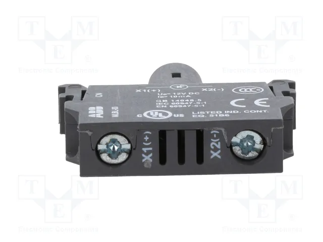 ABB Elemento iluminador LED verde 12VDC 22mm ABB Elemento iluminador LED verde 12VDC 22mm
