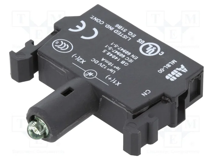 ABB Elemento iluminador LED verde 12VDC 22mm ABB Elemento iluminador LED verde 12VDC 22mm