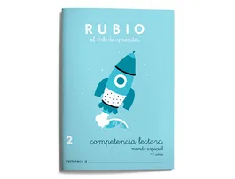 Rubio Cuaderno Mundo Espacial Competencia Lectora para Niños - Entrenamiento Lectura Comprensiva y Ejercicios