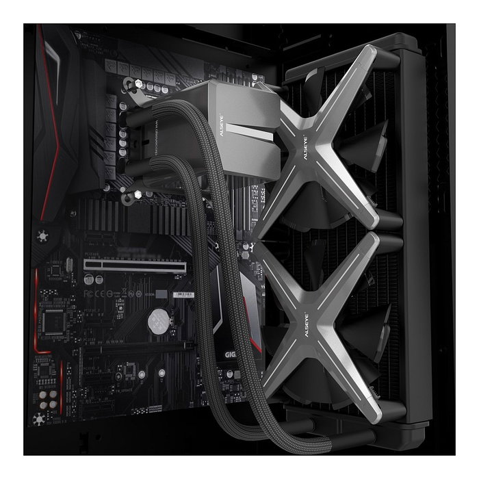 INTERTEC K Wasser Inter-Tech ALSEYE X240, TDP 280W, Compatible con 115x 1200 AMx FMx