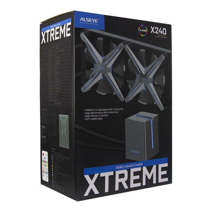 INTERTEC K Wasser Inter-Tech ALSEYE X240, TDP 280W, Compatible con 115x 1200 AMx FMx