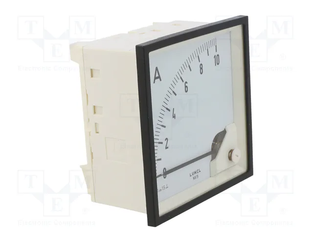 LUMEL Amperímetro Analógico para Panel 0÷10A DC Clase 1,5 LUMEL Amperímetro Analógico para Panel 0÷10A DC Clase 1,5