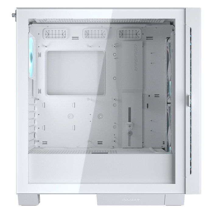 Cougar CGR-5YA2W-RGB Midi Tower PC Blanco ARGB con Ventana Lateral y Ventiladores para Iluminación de Caja