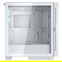 Cougar CGR-5YA2W-RGB Midi Tower PC Blanco ARGB con Ventana Lateral y Ventiladores para Iluminación de Caja