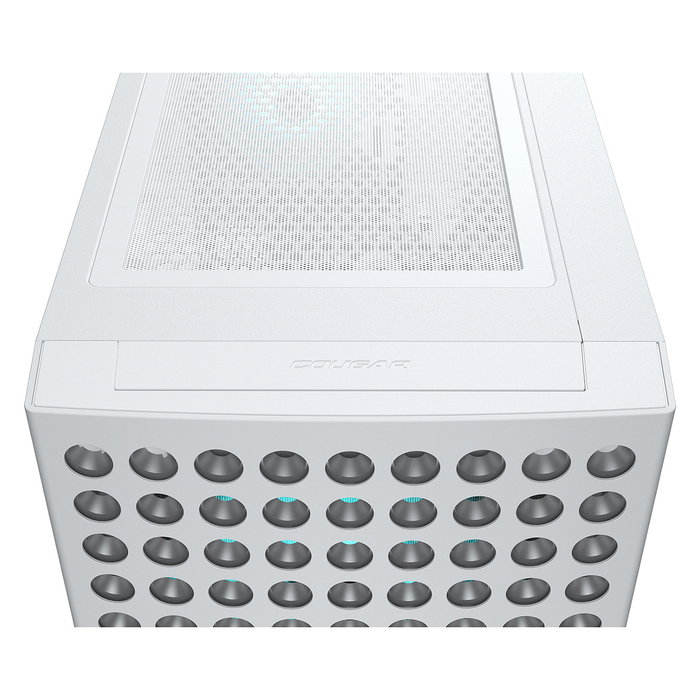Cougar CGR-5YA2W-RGB Midi Tower PC Blanco ARGB con Ventana Lateral y Ventiladores para Iluminación de Caja