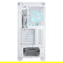 Cougar CGR-5YA2W-RGB Midi Tower PC Blanco ARGB con Ventana Lateral y Ventiladores para Iluminación de Caja