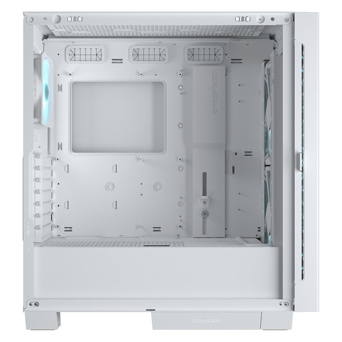Cougar CGR-5YA2W-RGB Midi Tower PC Blanco ARGB con Ventana Lateral y Ventiladores para Iluminación de Caja