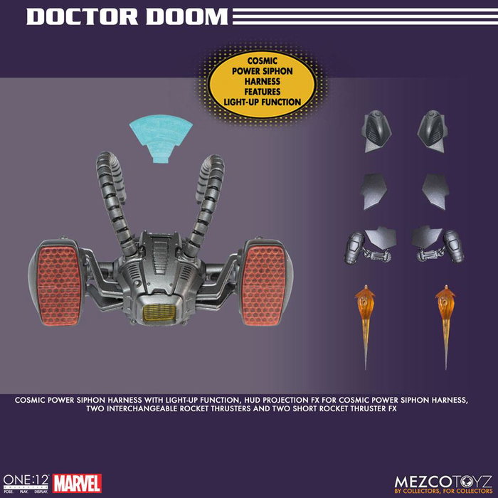 Mezco Toys Marvel Figura 1/12 Doctor Doom 17 cm