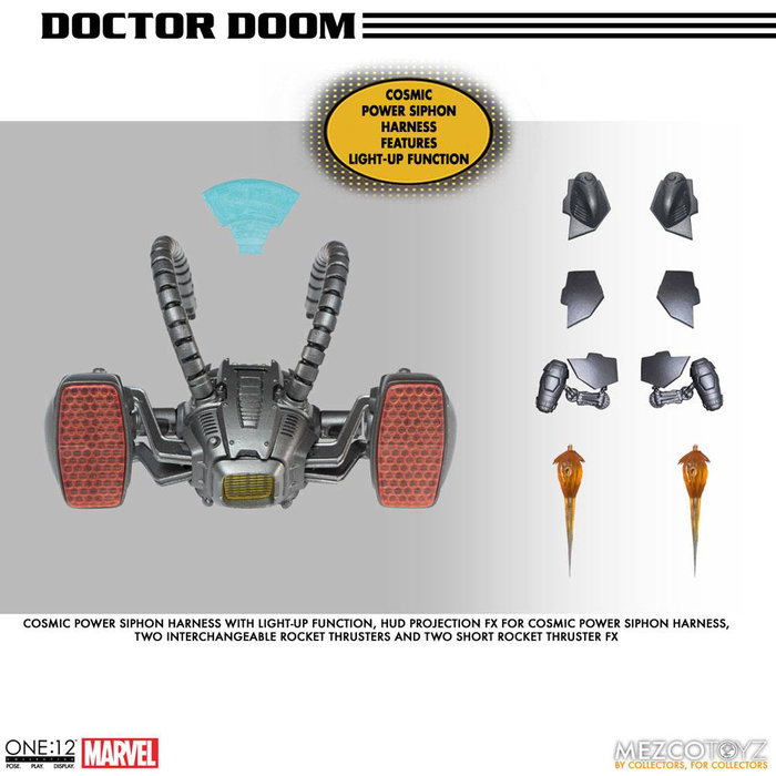 Mezco Toys Marvel Figura 1/12 Doctor Doom 17 cm