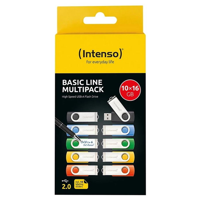 Intenso Memory Drive Flash USB 2.0 10 x 16 GB Multipack (3503571)