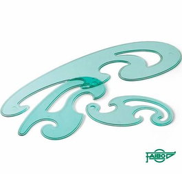 Faibo Plantillas Curvas Juego De 3 Unidades