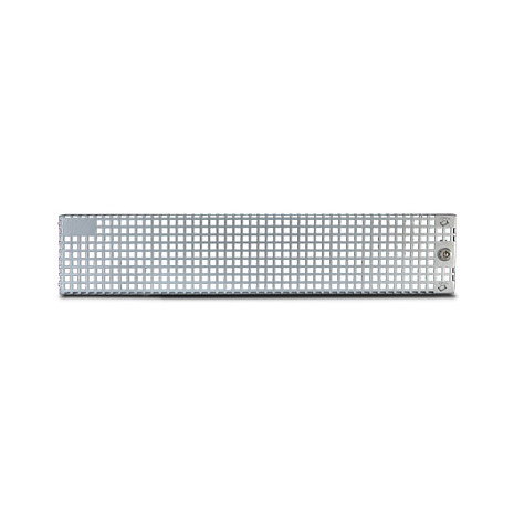 Inter-Tech IPC Frontgitter FG-2US Silber Plata con cierre, 88887138 Inter-Tech IPC Frontgitter FG-2US Silber Plata con cierre, 88887138