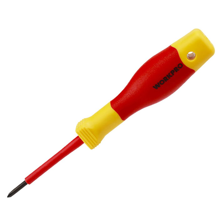 Workpro Destornillador Phillips Aislado VDE PH0 de 60 mm